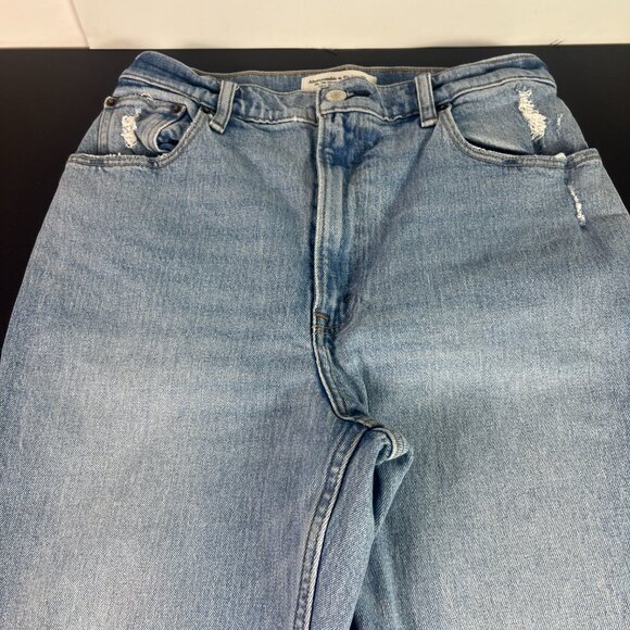 Abercrombie Fitch Jeans Womens 28x30* Vintage Flare High Rise Blue Denim Tag 28S - Picture 2 of 16